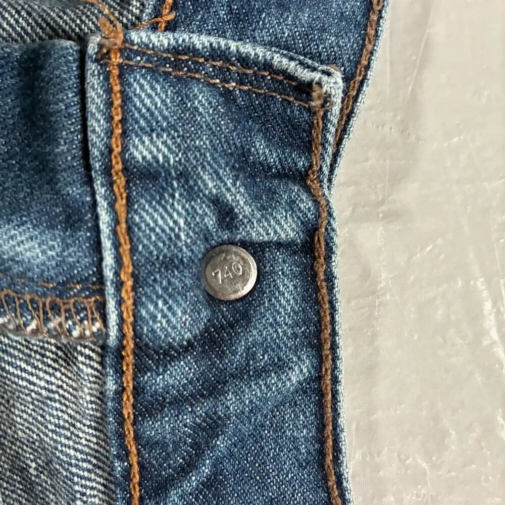 VTG Levi's 569 Loose Straight Jeans Mens 34x32 Light Wash Blue Baggy Denim Y2K